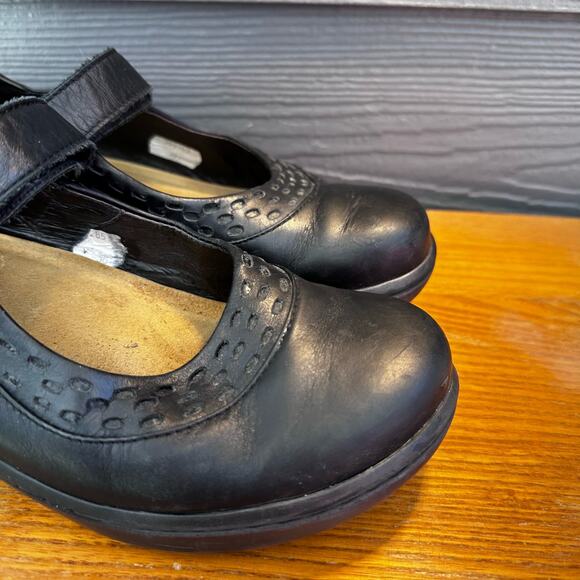 Naot Mary Jane Shoes Women’s 38 L7 Black Leather Comfort Orthopedic - Picture 10 of 10